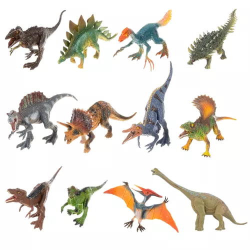 praktyczny zestaw dinozaurów + mata i praktyczne etui
